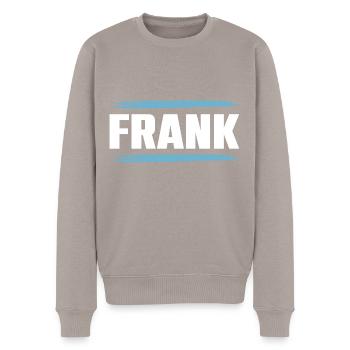 Franc - Pull Premium bio Homme - taupe - Devant - Nico (187cm)