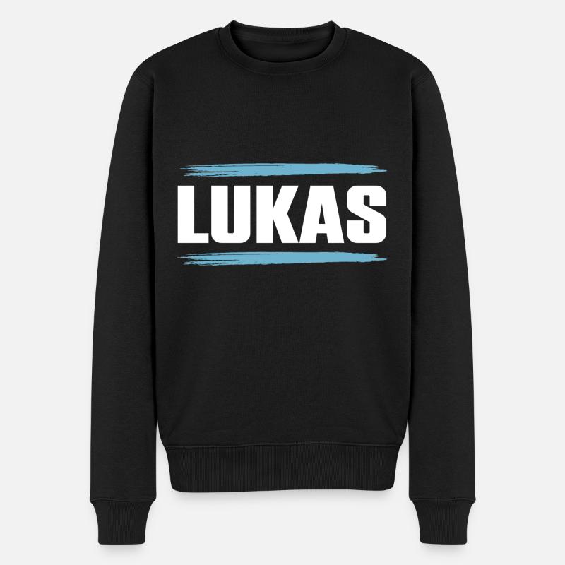 Lukas - Pull Premium bio Homme - noir