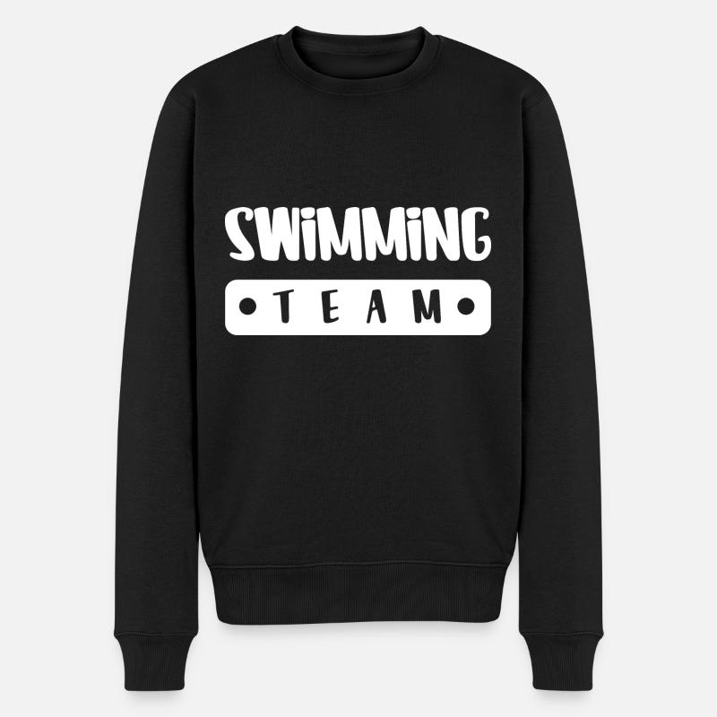 Équipe de natation - Pull Premium bio Homme - noir