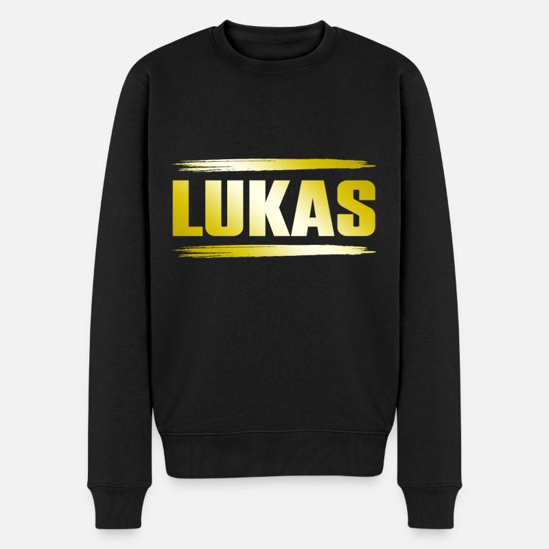 Lukas - Pull Premium bio Homme - noir