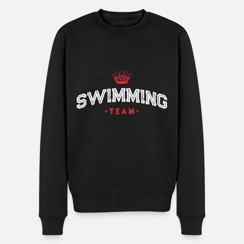 Équipe de natation - Pull Premium bio Homme - noir