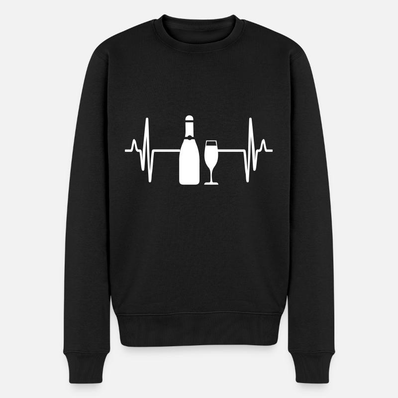 Légumineuses de vin rouge - Pull Premium bio Homme - noir