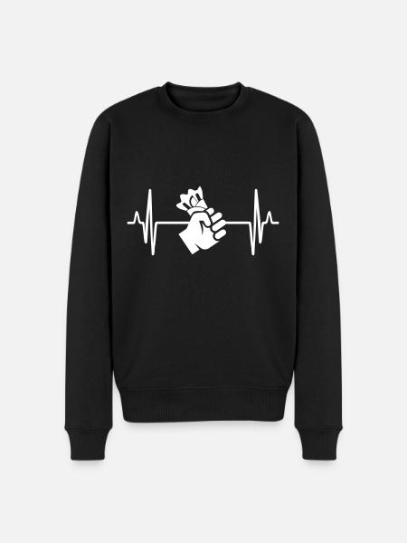Spieß grill pulse - Men's Premium Organic Jumper - black
