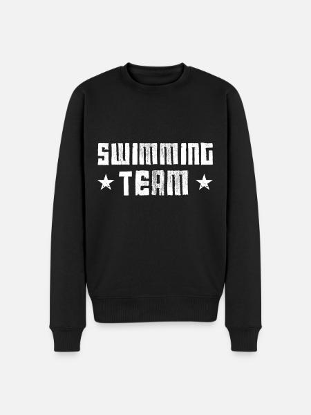 Équipe de natation - Pull Premium bio Homme - noir