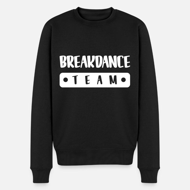 Breakdance Team - Männer Premium Bio Pullover - Schwarz