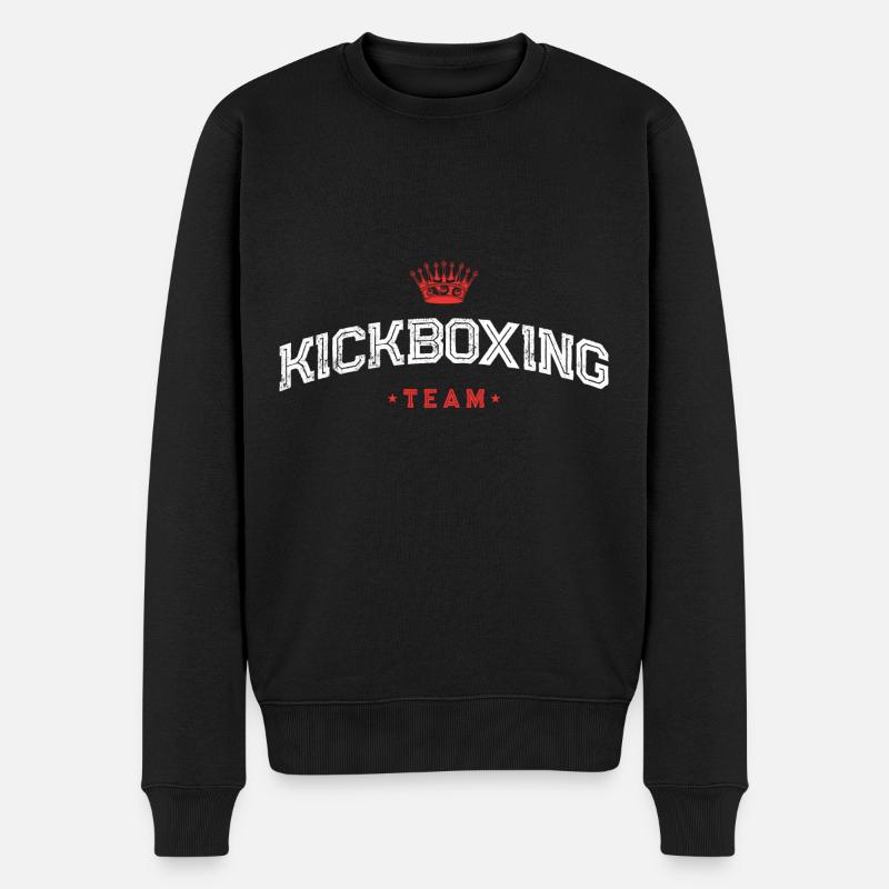 Équipe de kickboxing - Pull Premium bio Homme - noir