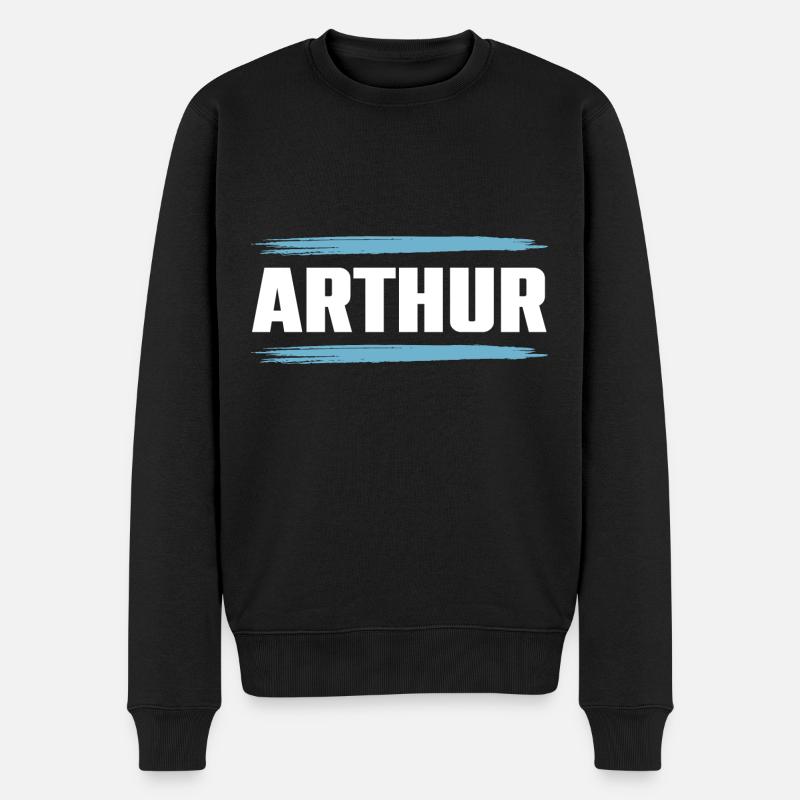 Arthur - Pull Premium bio Homme - noir