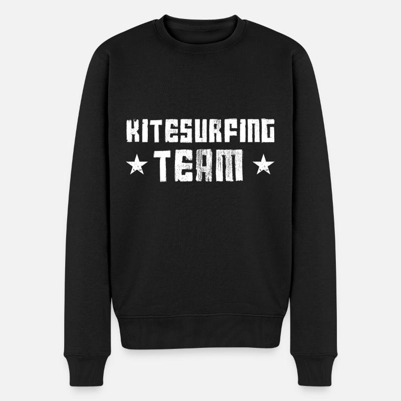 Équipe de kitesurf - Pull Premium bio Homme - noir