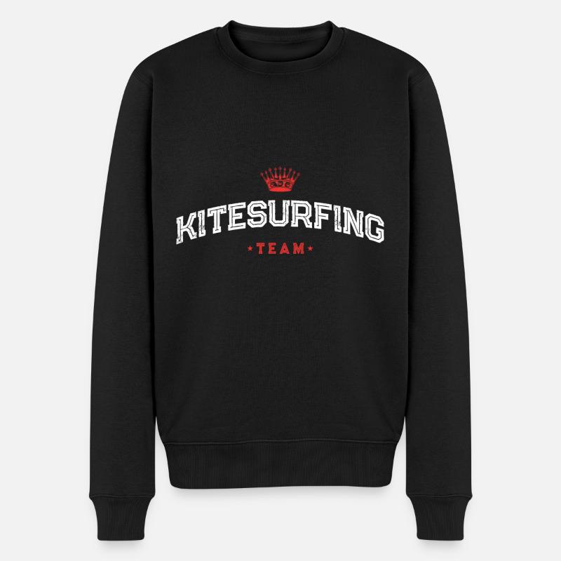 Équipe de kitesurf - Pull Premium bio Homme - noir