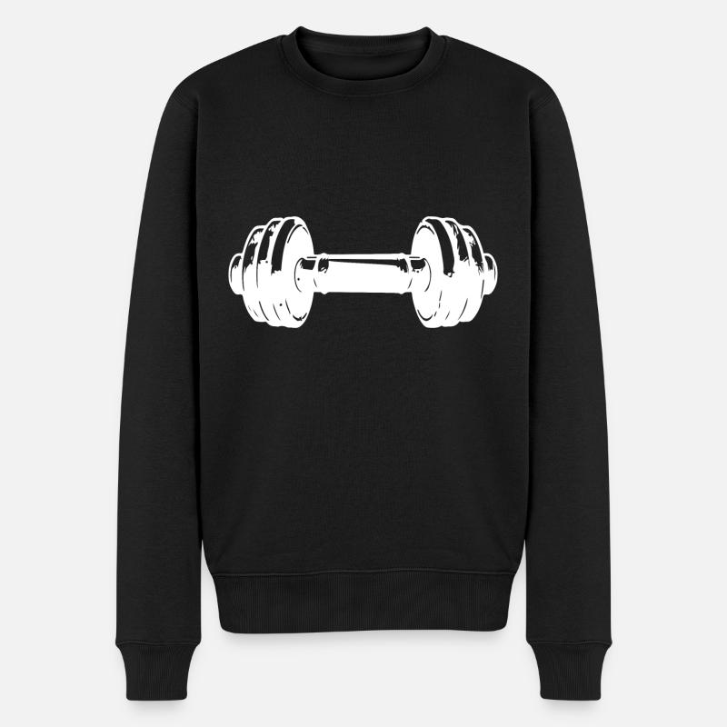 Dumbbell Gym Symbol Workout - Pull Premium bio Homme - noir