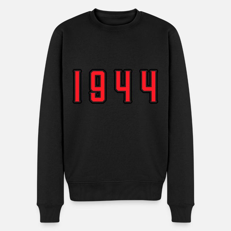 1944 anniversaire - Pull Premium bio Homme - noir