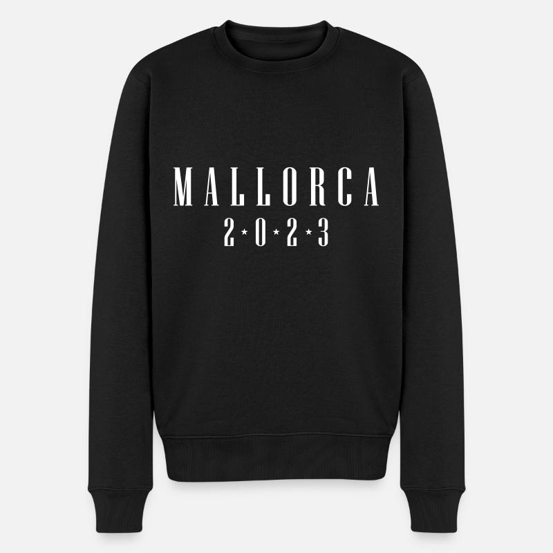 Mallorca 2023 - Männer Premium Bio Pullover - Schwarz