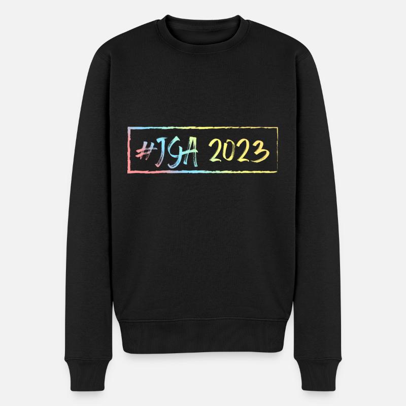 Jga 2023 - Männer Premium Bio Pullover - Schwarz