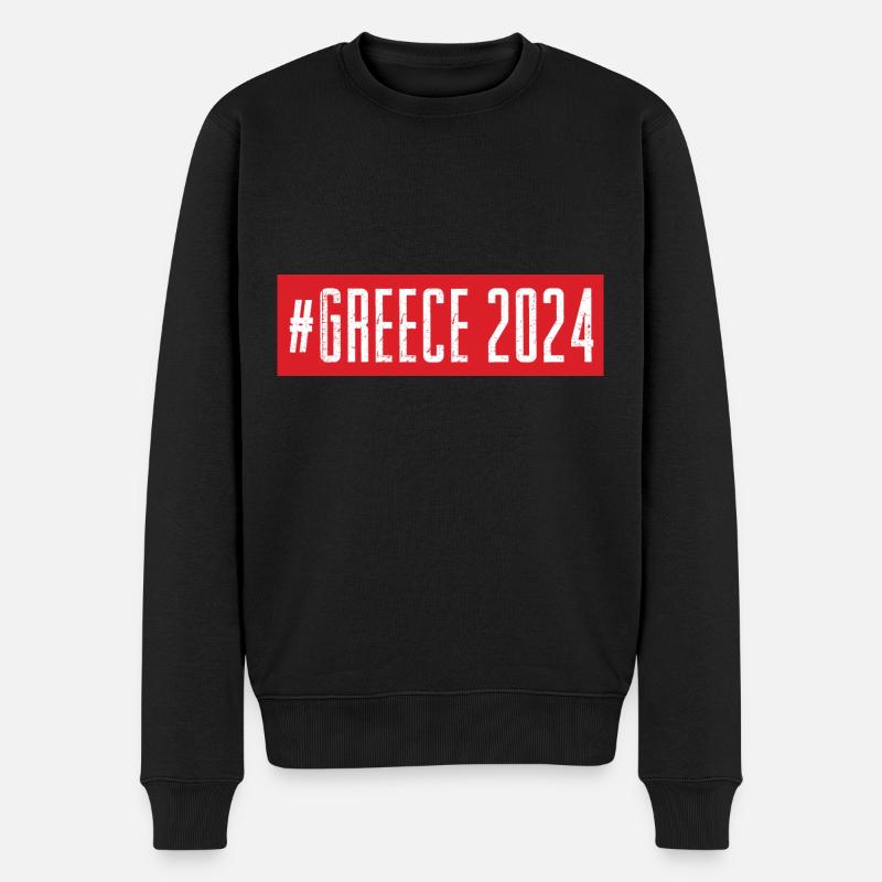 Équipe Grèce 2024 - Pull Premium bio Homme - noir