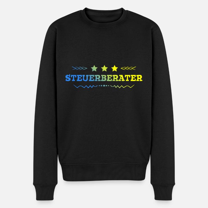 Steuerberater Beruf - Männer Premium Bio Pullover - Schwarz