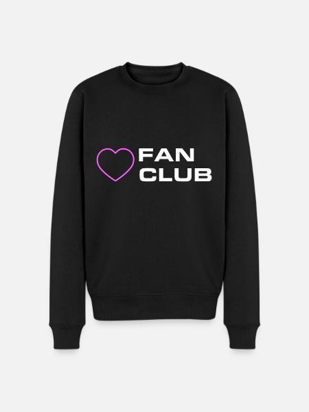Fanklubb - Ekologisk premiumtröja herr - svart