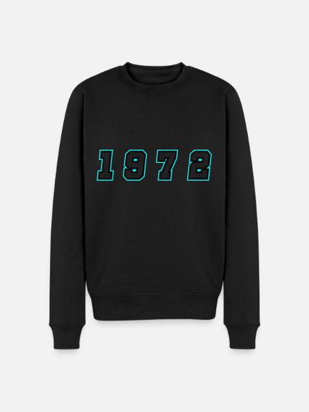 Numéro de l’année 1972 - Pull Premium bio Homme - noir