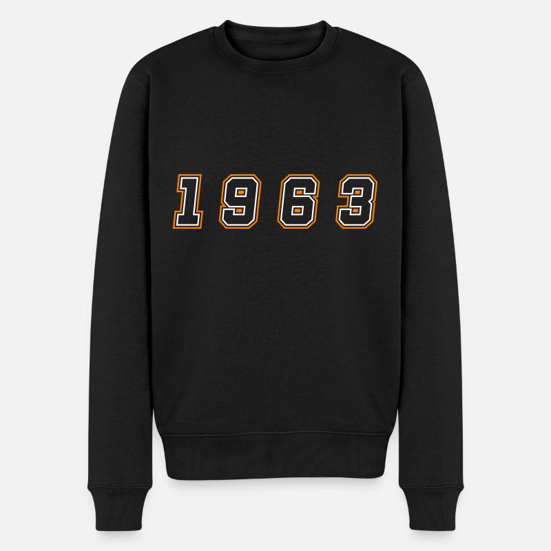 Numéro de l’année 1963 - Pull Premium bio Homme - noir