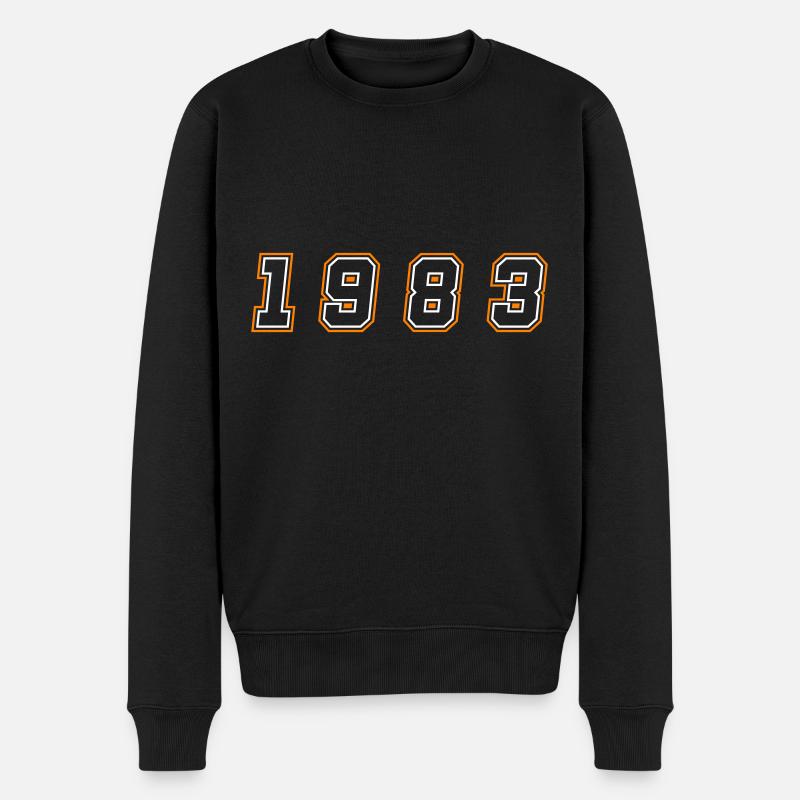 Numéro de l’année 1983 - Pull Premium bio Homme - noir