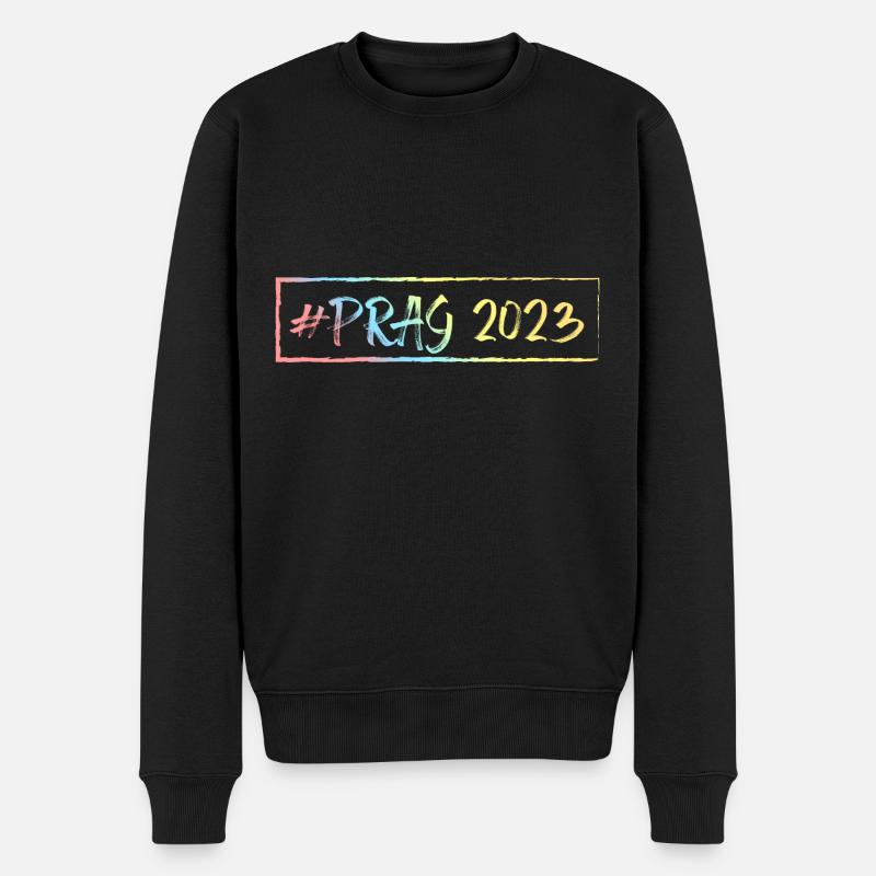 Prague 2023 - Pull Premium bio Homme - noir