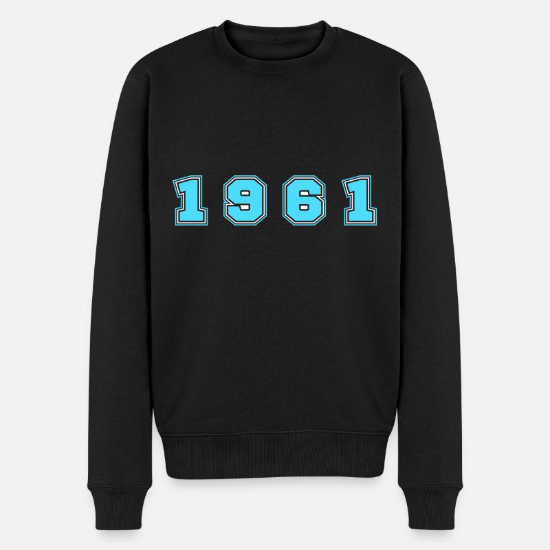 Numéro de l’année 1961 - Pull Premium bio Homme - noir
