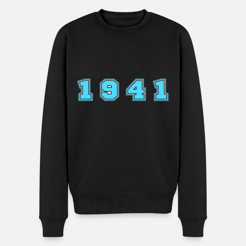 Numéro de l’année 1941 - Pull Premium bio Homme - noir