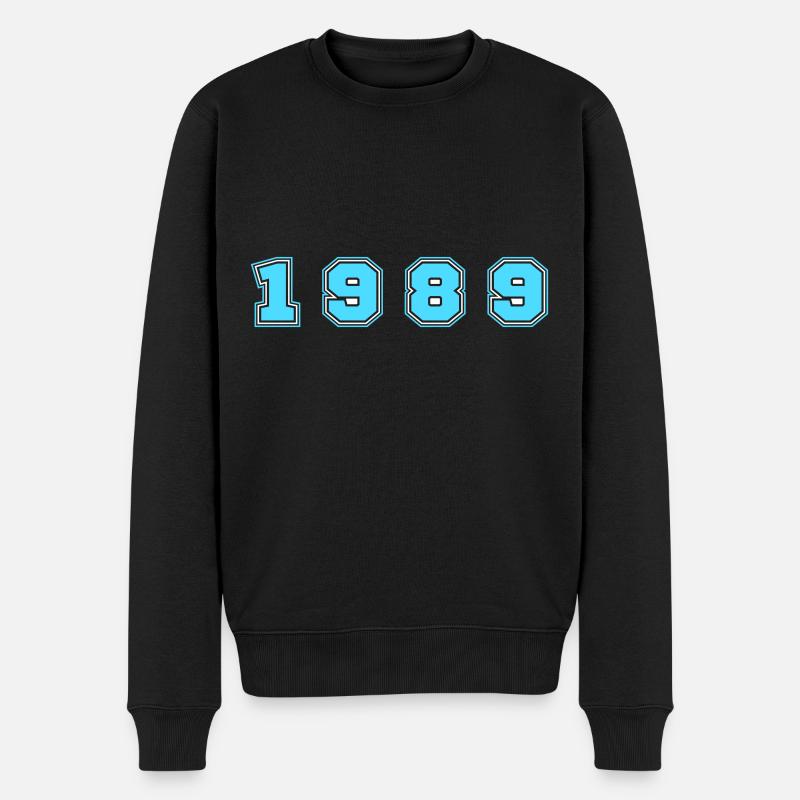 Numéro de l’année 1989 - Pull Premium bio Homme - noir
