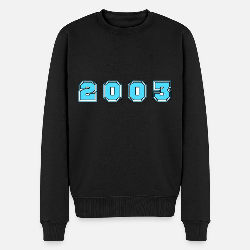 Numéro de l’année 2003 - Pull Premium bio Homme - noir