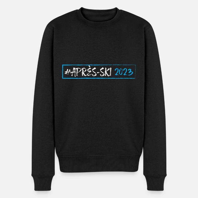 Apres Ski 2023 - Männer Premium Bio Pullover - Schwarz
