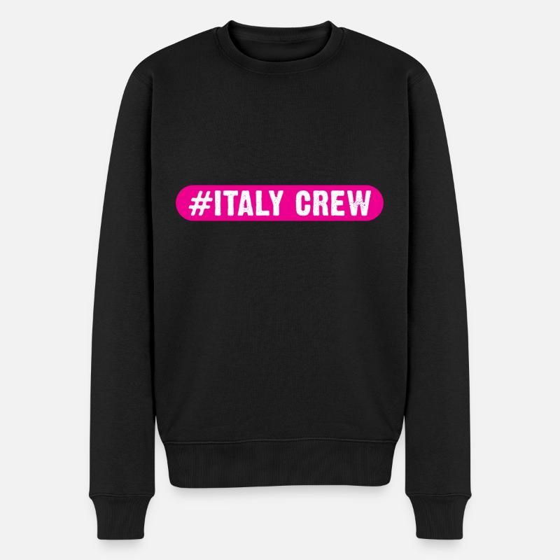 Italie Équipage - Pull Premium bio Homme - noir