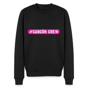 Cancun Crew - Männer Premium Bio Pullover - Schwarz - Vorne - Nico (187cm)