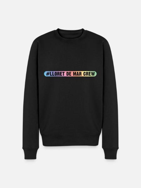 Lloret De Mar Crew - Men's Premium Organic Jumper - black