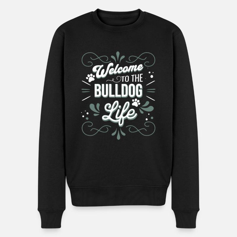 Bouledogue - Pull Premium bio Homme - noir