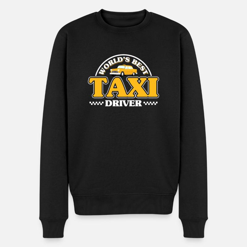 Taxifahrer - Männer Premium Bio Pullover - Schwarz