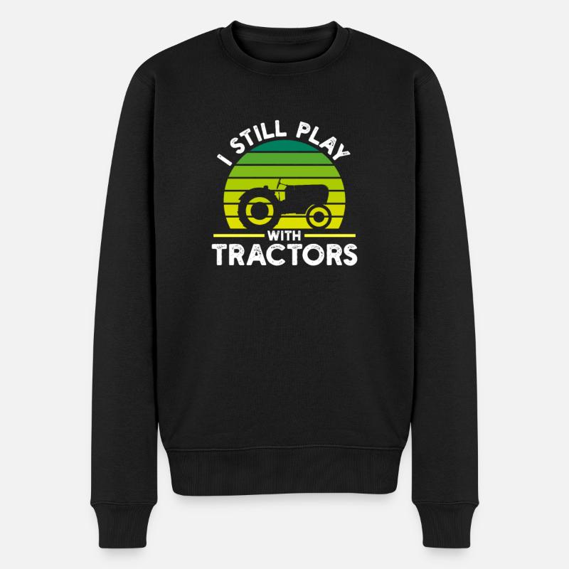tracteur - Pull Premium bio Homme - noir