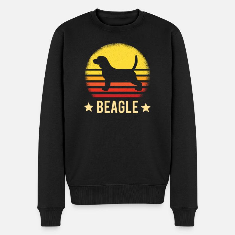 beagle - Pull Premium bio Homme - noir