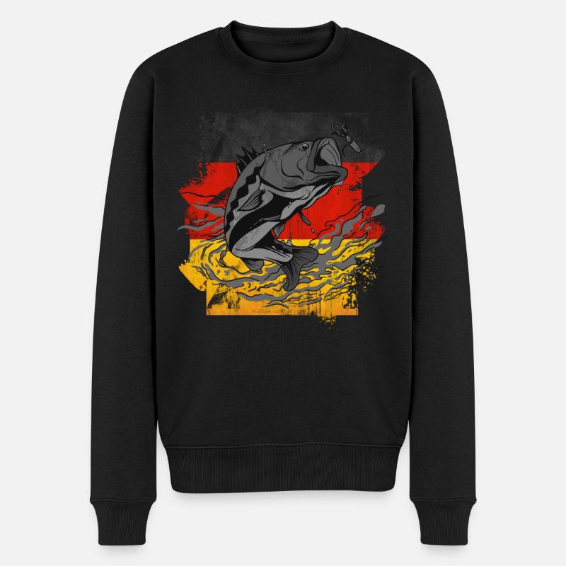 Pêche allemande - Pull Premium bio Homme - noir