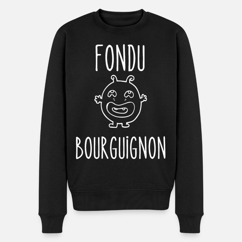 fondu bourguignon - Pull Premium bio Homme - noir