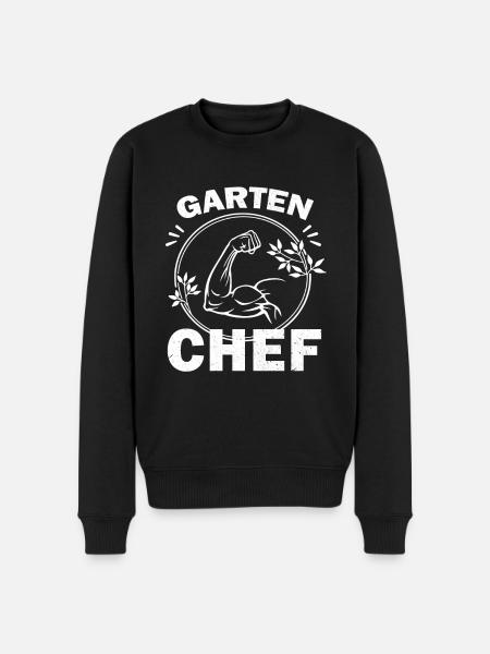 Gartenchef - Männer Premium Bio Pullover - Schwarz