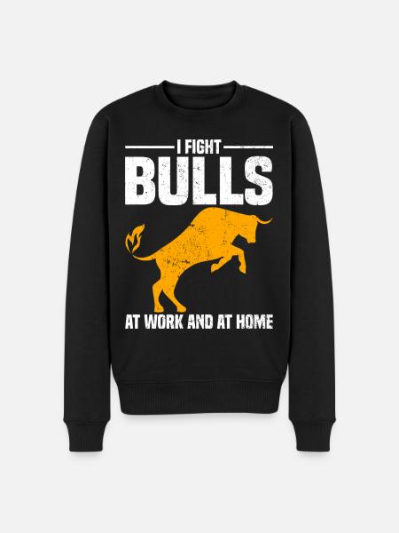 Cowboy - Männer Premium Bio Pullover - Schwarz
