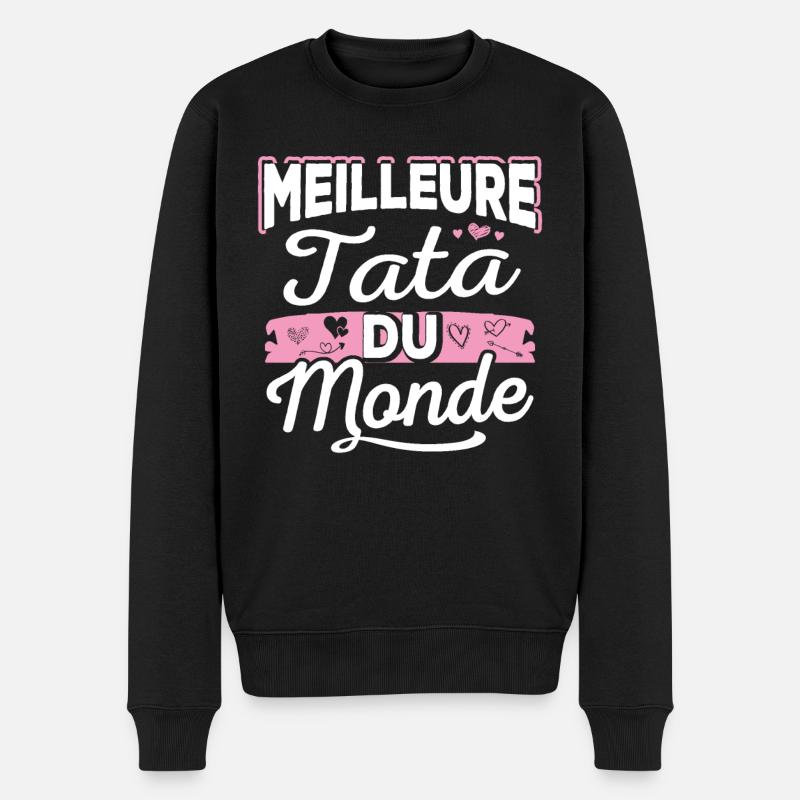 Meilleure Tata Du Monde - Pull Premium bio Homme - noir