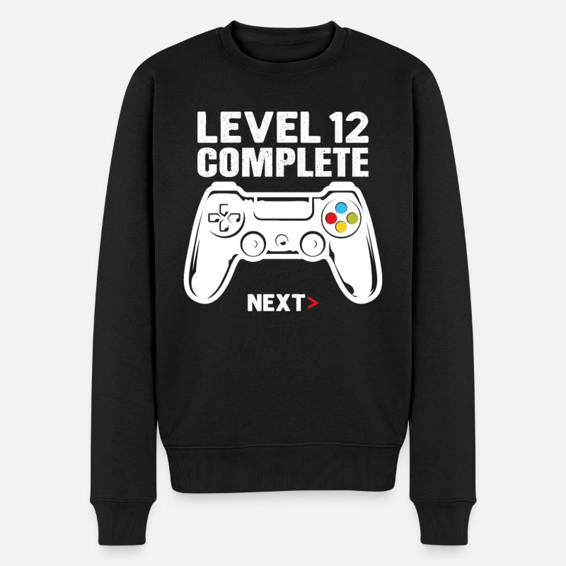 Niveau 12 Complet - Pull Premium bio Homme - noir