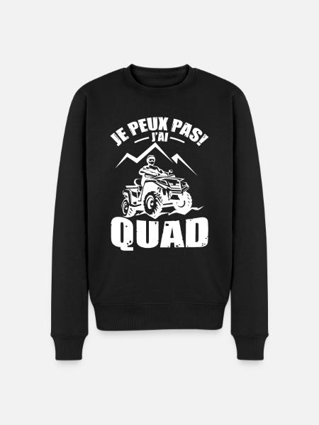 Je Peux Pas J'ai Quad - Pull Premium bio Homme - noir