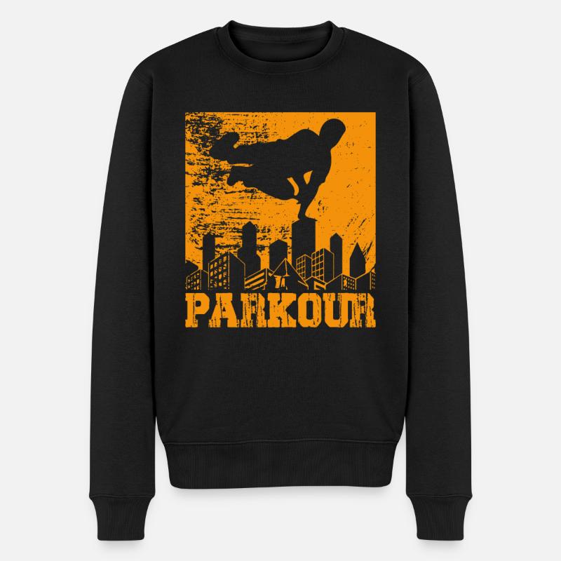 Parkour - Pull Premium bio Homme - noir