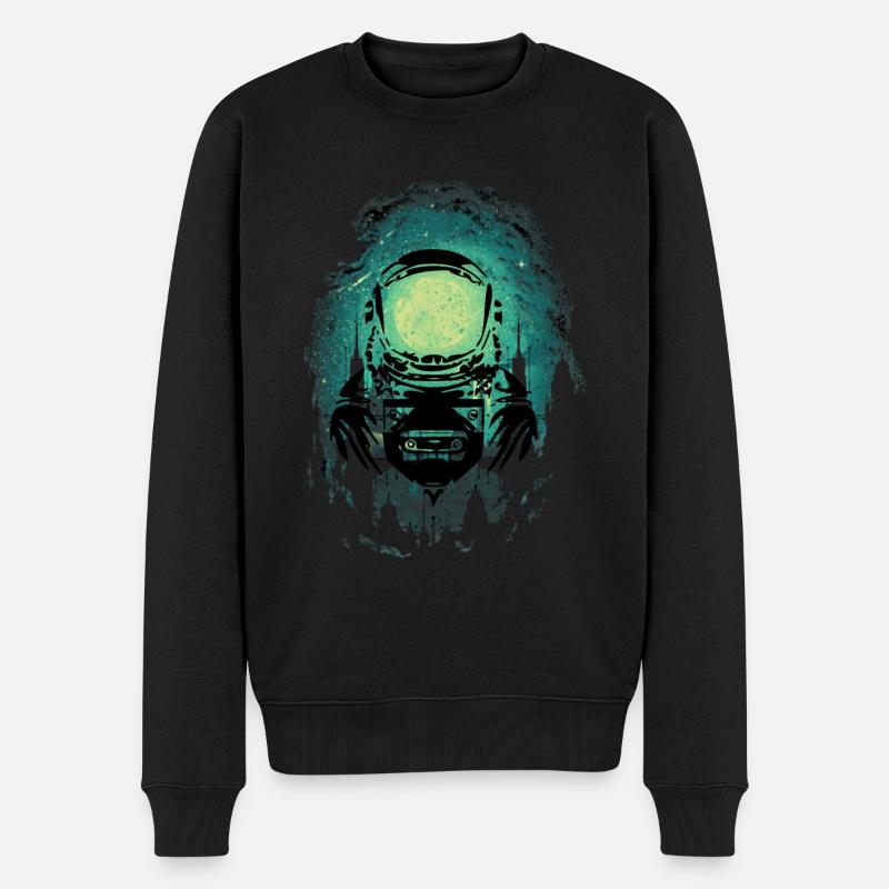 Astronaute Spatial - Pull Premium bio Homme - noir