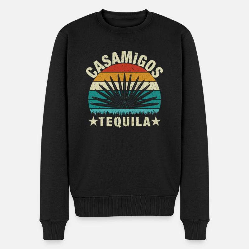 Tequila Casamigos - Pull Premium bio Homme - noir