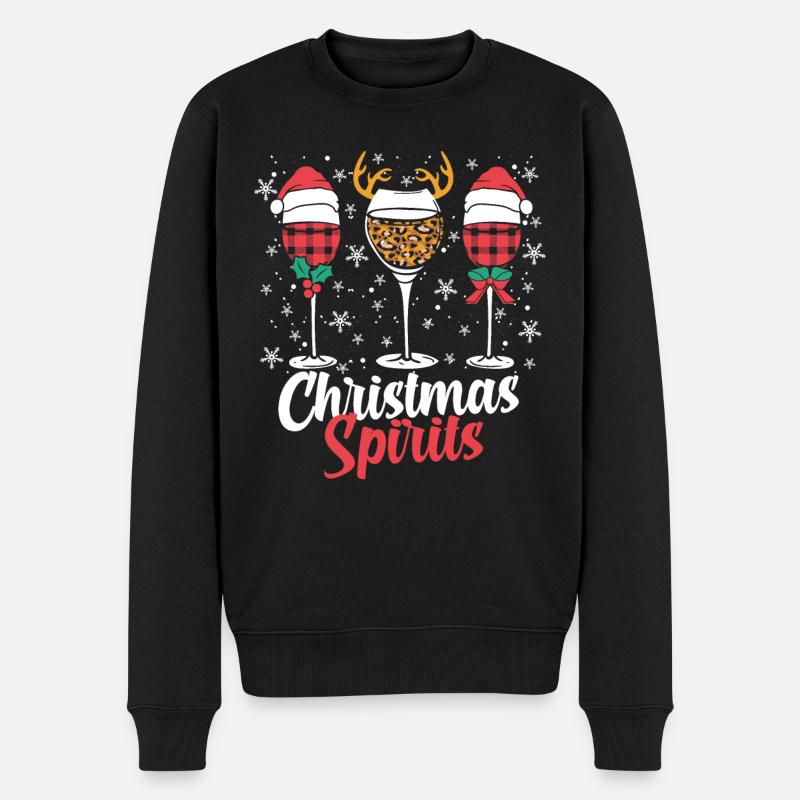 Esprits de Noël - Pull Premium bio Homme - noir