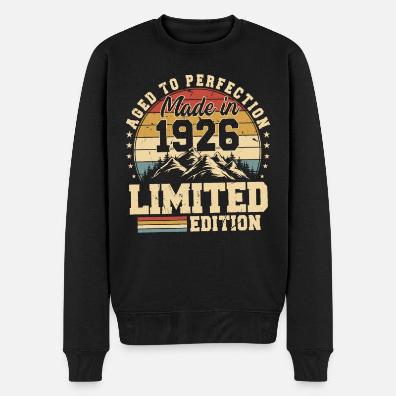 Einzigartig seit 1926 - Männer Premium Bio Pullover - Schwarz