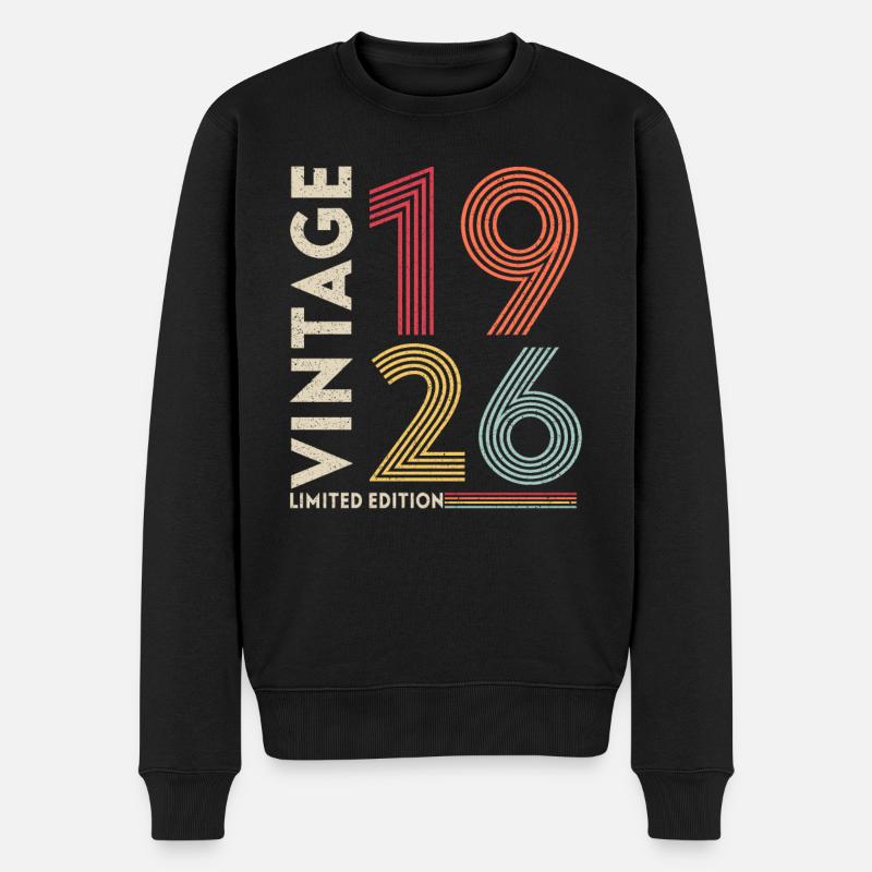 Legendär seit 1926 - Männer Premium Bio Pullover - Schwarz