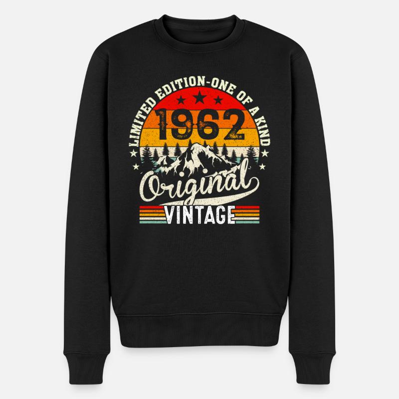 Millésime original 1962 - Pull Premium bio Homme - noir